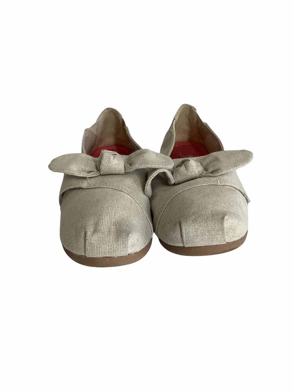 MajPow Girl’s Beige Bow Slip-On Flats 3